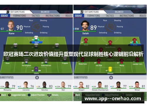 欧冠赛场二次进攻价值提升重塑现代足球制胜核心逻辑前沿解析